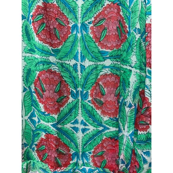 Banjanan Printed Capri Maxi Dress w/ Pockets XL NWT - Picture 9 of 14